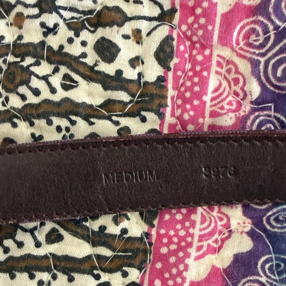 Women’s Purple Textured Leather Belt